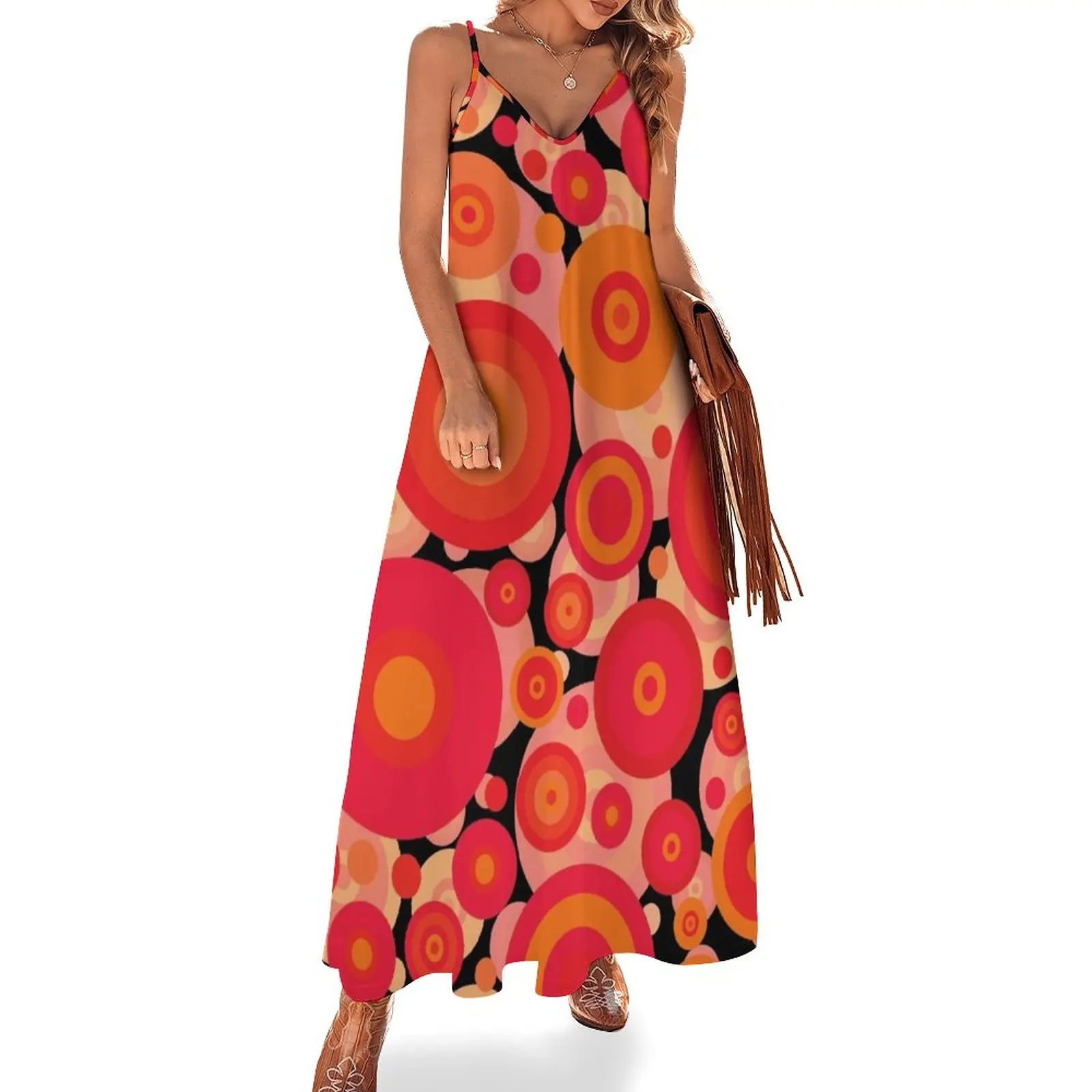 Red Retro Circle Pattern Sleeveless Dress birthday dress for women clothes Women's dress dress summer 2023 women
Red Retro Circle Pattern Sleeveless Dress birthday dress for women clothes Women's dress dress summer 2023 women