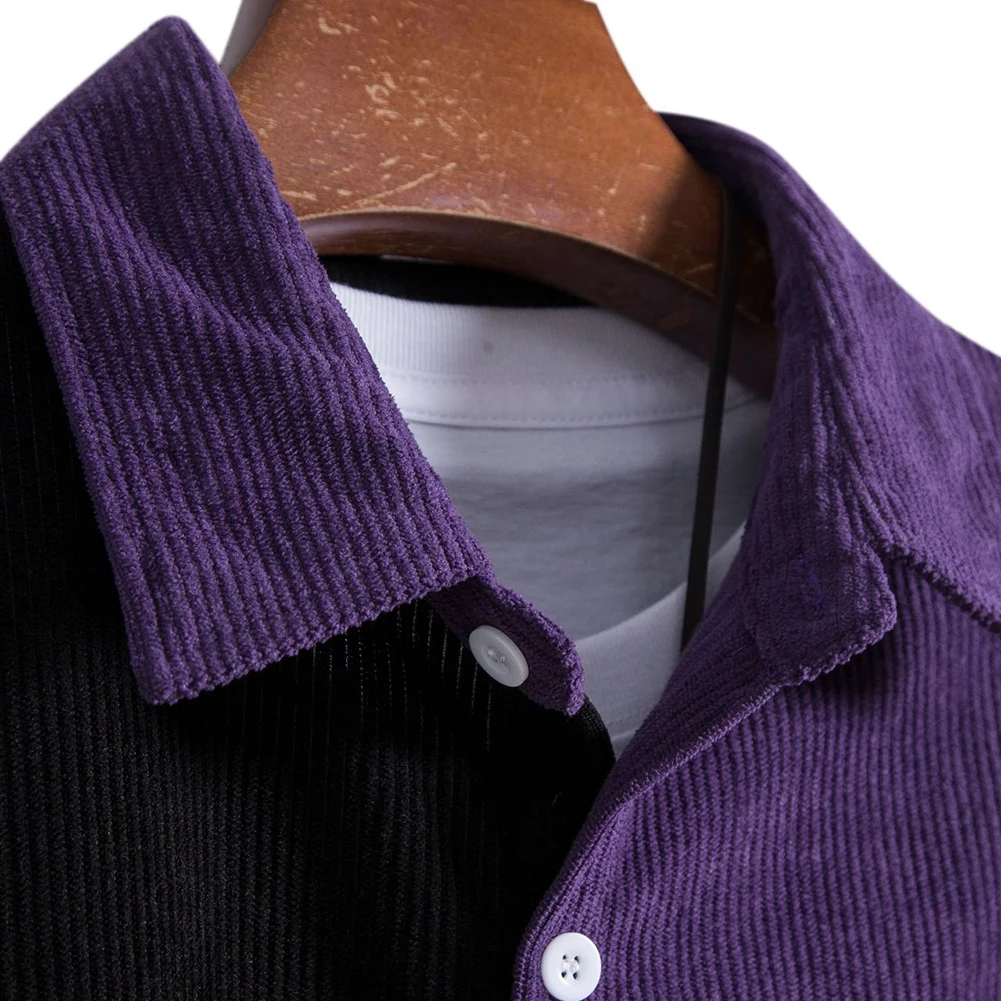 Corduroy Shirt Shirt Daily Hawaiian Lapel Lapel Striped Men Short Sleeved Slight Stretch Brand New Spliced Summer
Corduroy Shirt Shirt Daily Hawaiian Lapel Lapel Striped Men Short Sleeved Slight Stretch Brand New Spliced Summer