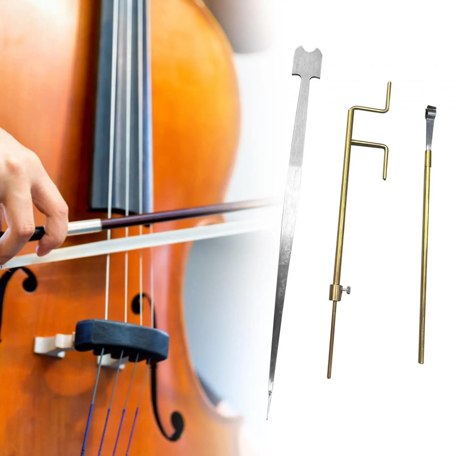 3x Sound Post Gauge Measurer Violin Parts Retriever Clip and Setter Violin Luthier Install Repair Tool Kit for Cellists
3x Sound Post Gauge Measurer Violin Parts Retriever Clip and Setter Violin Luthier Install Repair Tool Kit for Cellists