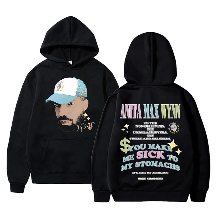 Rapper Drake Anita Max Wynn Funny Meme Print Hoodie Male Streetwear Men's Casual Hoodies Men Women Hip Hop Oversized Sweatshirt
Rapper Drake Anita Max Wynn Funny Meme Print Hoodie Male Streetwear Men's Casual Hoodies Men Women Hip Hop Oversized Sweatshirt