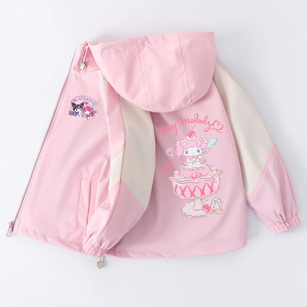 Sanrio My Melody Girls Outdoor Sport Jacket Wind Breaker Cartoon Anime Zipper Jacket Coat Spring Autumn Clothes for Kids
Sanrio My Melody Girls Outdoor Sport Jacket Wind Breaker Cartoon Anime Zipper Jacket Coat Spring Autumn Clothes for Kids