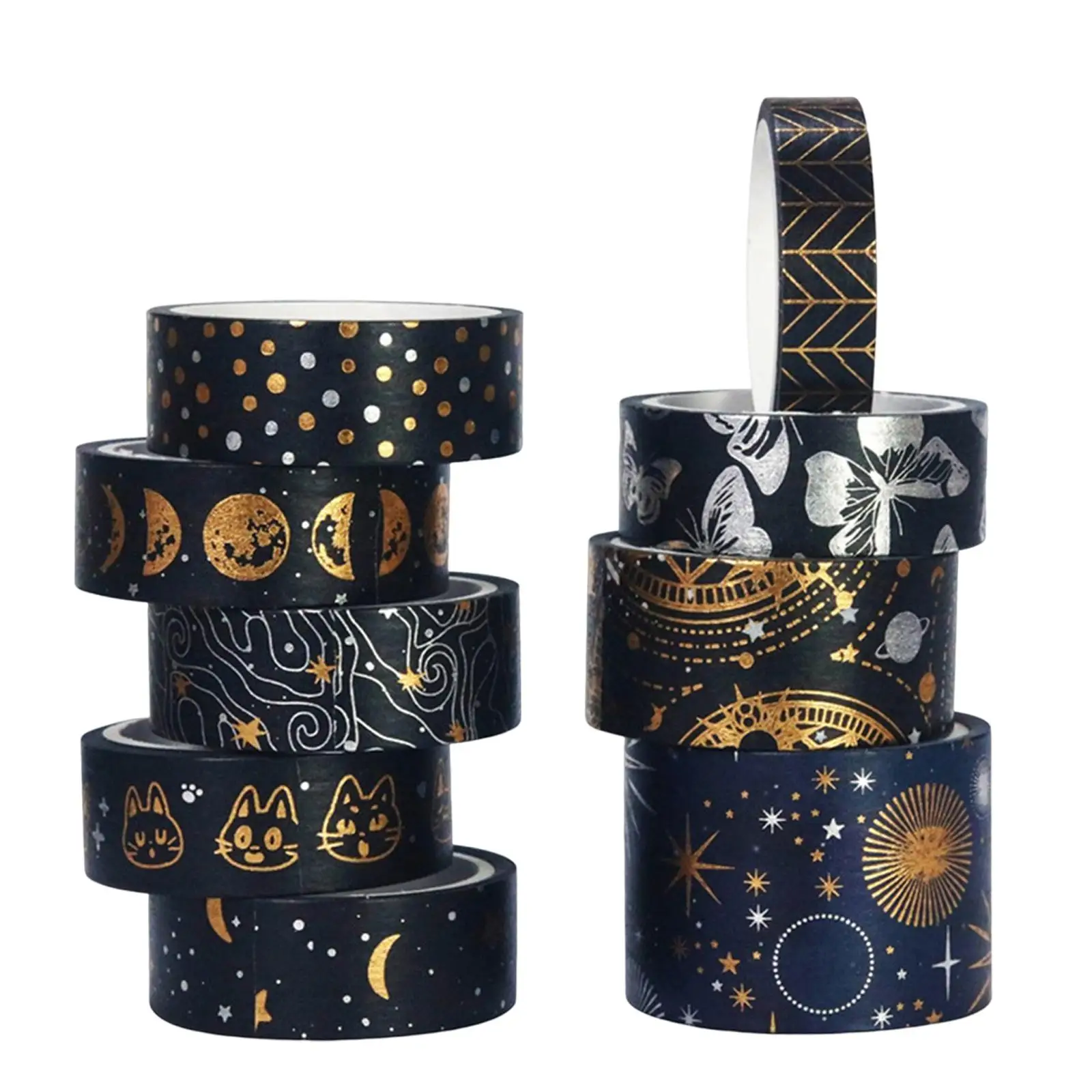 9 Pieces Washi Tape Set Decorative Masking Tape Stationery Sticker for Photo Frame Scrapbook Journal Planners Party Supplies
9 Pieces Washi Tape Set Decorative Masking Tape Stationery Sticker for Photo Frame Scrapbook Journal Planners Party Supplies
