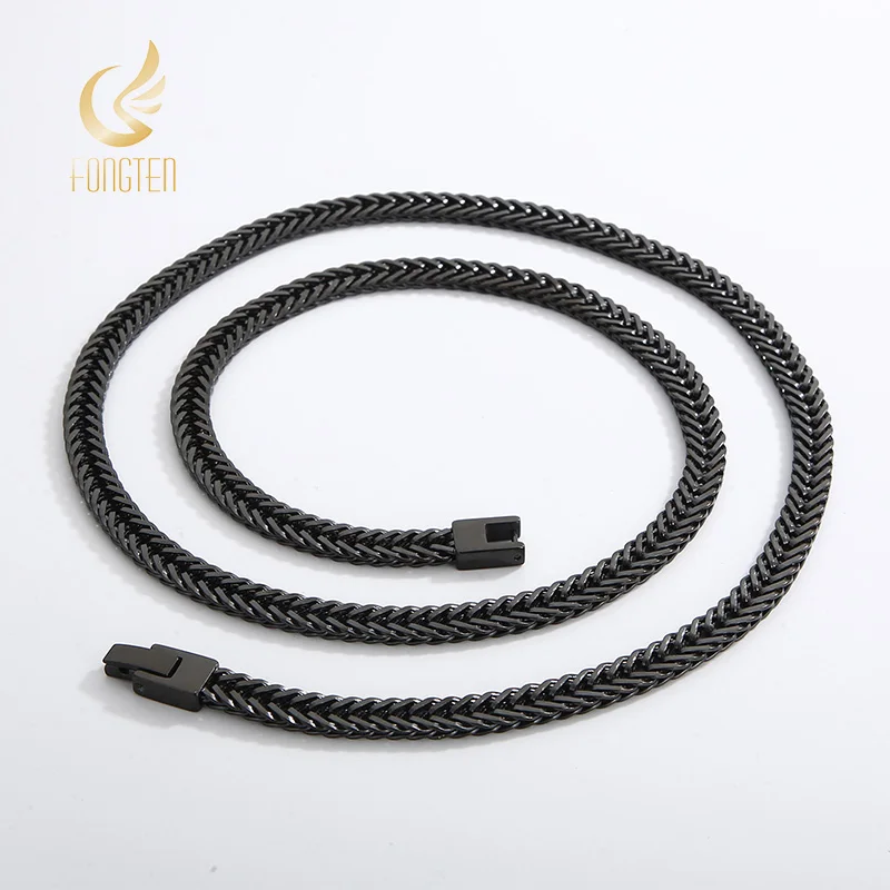 Fongten Vintage Herringbone Necklace For Mens Multiple Color Stainless Steel Cuban Link Chain Long Necklace Punk Choker Jewelry
Fongten Vintage Herringbone Necklace For Mens Multiple Color Stainless Steel Cuban Link Chain Long Necklace Punk Choker Jewelry