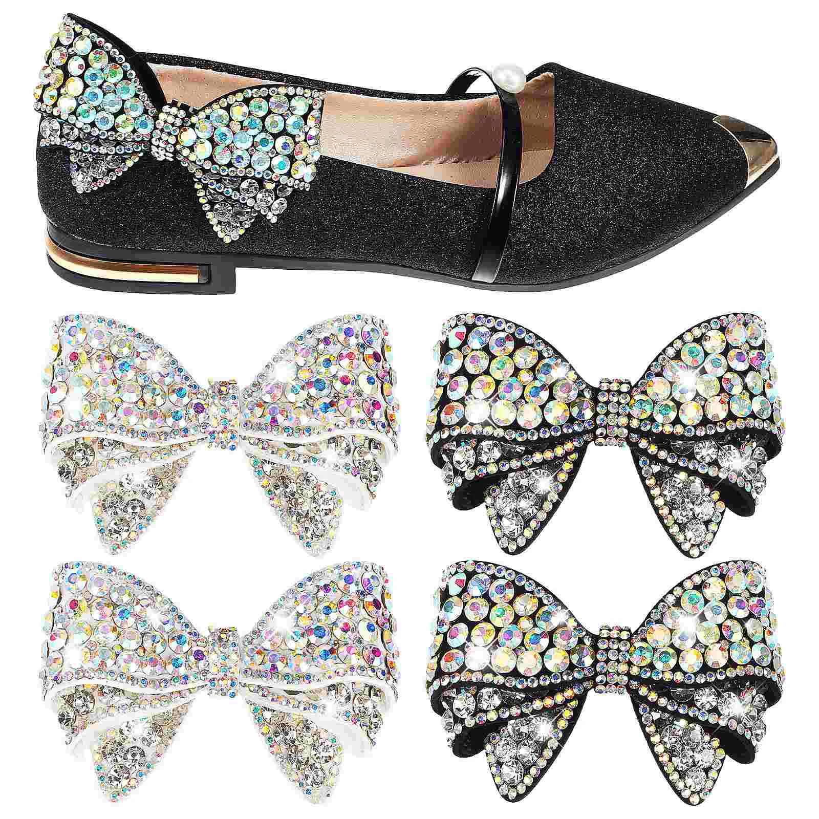 4 Pcs Rhinestone Shoe Clips Bow Shoe Clips Heel Clips Decorative Shoe Clips Shoe Jewelry Shoe Charms For Heels
4 Pcs Rhinestone Shoe Clips Bow Shoe Clips Heel Clips Decorative Shoe Clips Shoe Jewelry Shoe Charms For Heels