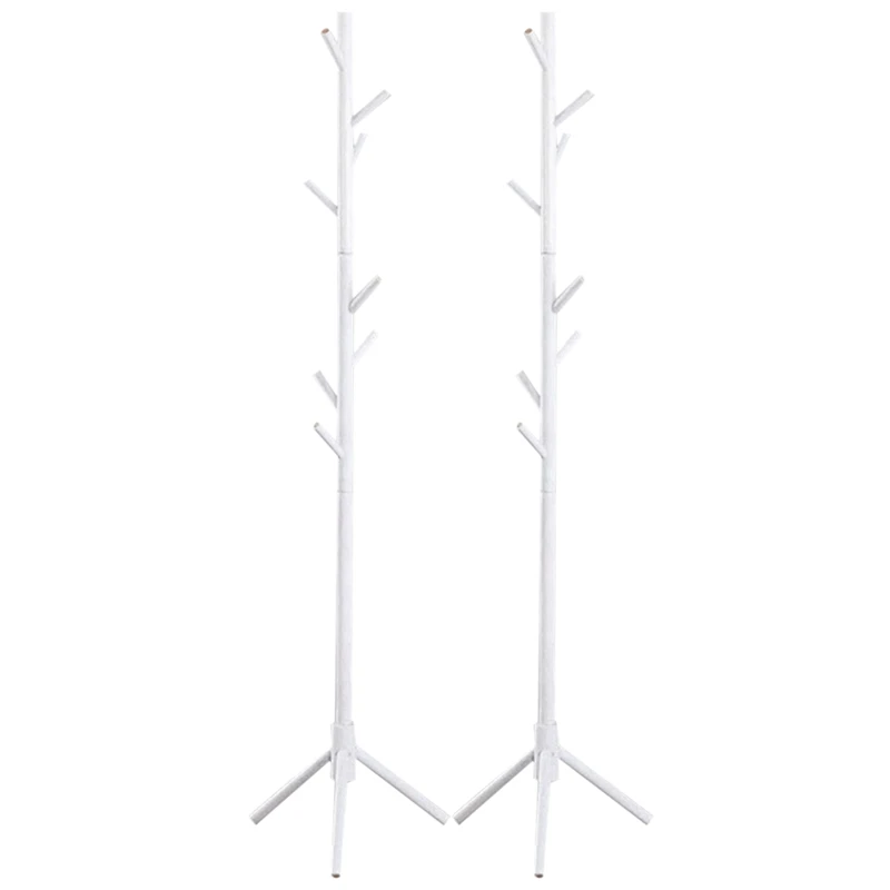 2X Coat Rack Stand, Entryway Hall Tree Wooden Coat Rack Hanger For Coat Jacket Hat Clothes Scarves Handbags Umbrella
2X Coat Rack Stand, Entryway Hall Tree Wooden Coat Rack Hanger For Coat Jacket Hat Clothes Scarves Handbags Umbrella