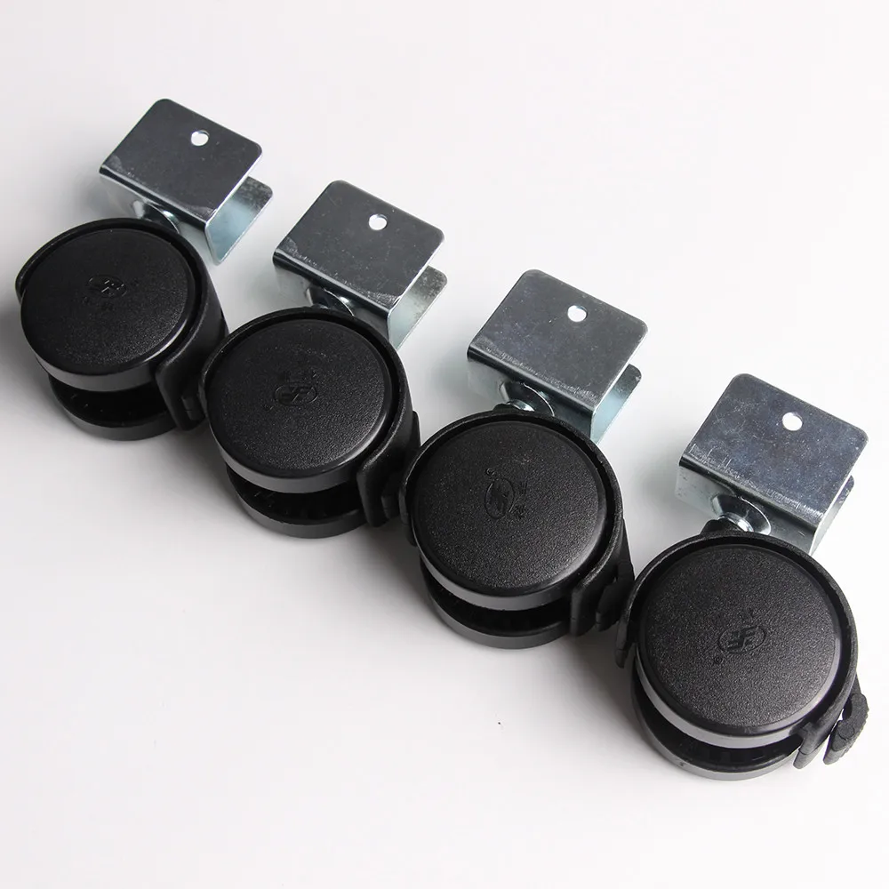 4pcs Black 50mm Replacement Swivel Casters Wheels Office Chair Baby Crib Sofa Brake Plastic Rolling Rollers Wheels Caster Kit
4pcs Black 50mm Replacement Swivel Casters Wheels Office Chair Baby Crib Sofa Brake Plastic Rolling Rollers Wheels Caster Kit