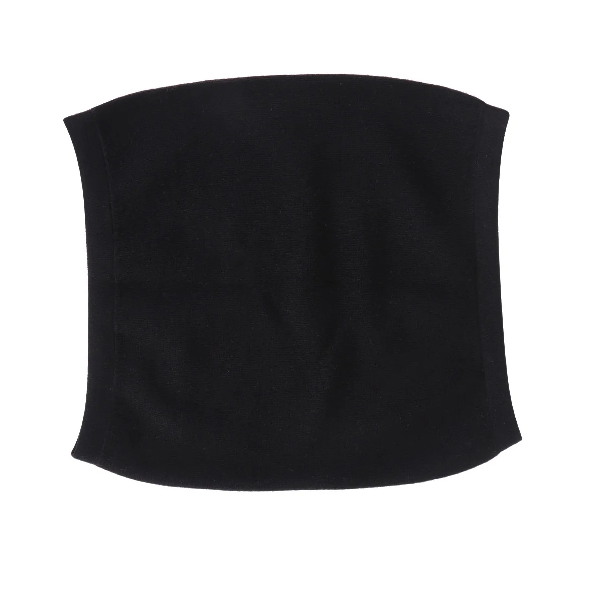 

1PC Tight Fitting Waist Belt Warm Wool Waistband Stretchy Waist Support Stomach Abdomen Uterus Protector (Black S)