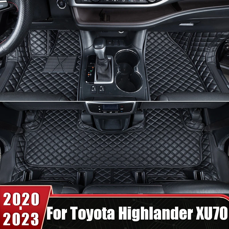 Кожаный напольный коврик LHD, ковер, коврик для ног, коврик, Накладка для Toyota Highlander XU70 2020 2021 2022 2023, внутренние аксессуары для автомобиля
Кожаный напольный коврик LHD, ковер, коврик для ног, коврик, Накладка для Toyota Highlander XU70 2020 2021 2022 2023, внутренние аксессуары для автомобиля