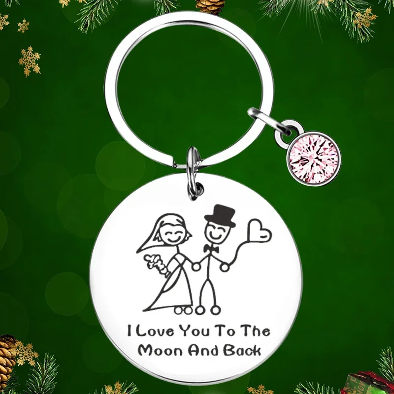 I Love You Couple Keychain Pendant Wedding Anniversary Key Chains Valentine's Day Gifts
I Love You Couple Keychain Pendant Wedding Anniversary Key Chains Valentine's Day Gifts