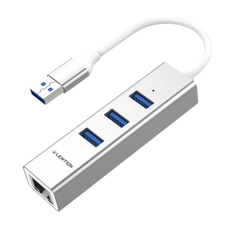 3-портовые концентраторы LENTION с Ethernet Gigabit RJ45 LAN-адаптером USB-интерфейс 4K для ноутбуков Air/Pro More Type A
3-портовые концентраторы LENTION с Ethernet Gigabit RJ45 LAN-адаптером USB-интерфейс 4K для ноутбуков Air/Pro More Type A