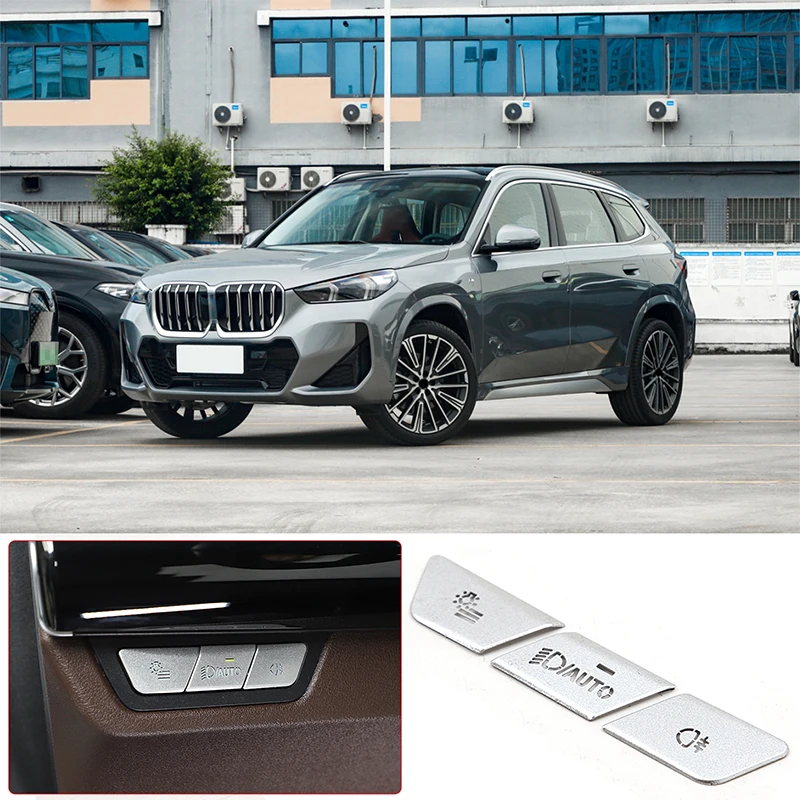 For BMW X1 U11 2023+ Aluminum Alloy Silver car styling car headlight switch button sticker car interior accessories 3Pcs
For BMW X1 U11 2023+ Aluminum Alloy Silver car styling car headlight switch button sticker car interior accessories 3Pcs