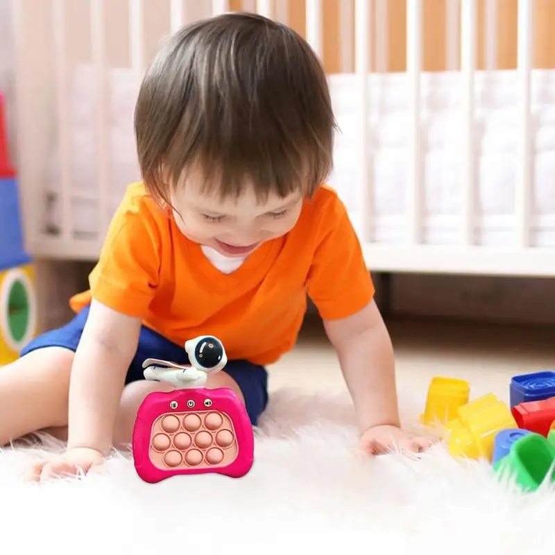 Speed Pushing Game Machine Handheld Breakthrough Sensory Popping Toy Breaking DecompressionTool With 4 Modes, Lights & Sounds
Speed Pushing Game Machine Handheld Breakthrough Sensory Popping Toy Breaking DecompressionTool With 4 Modes, Lights & Sounds