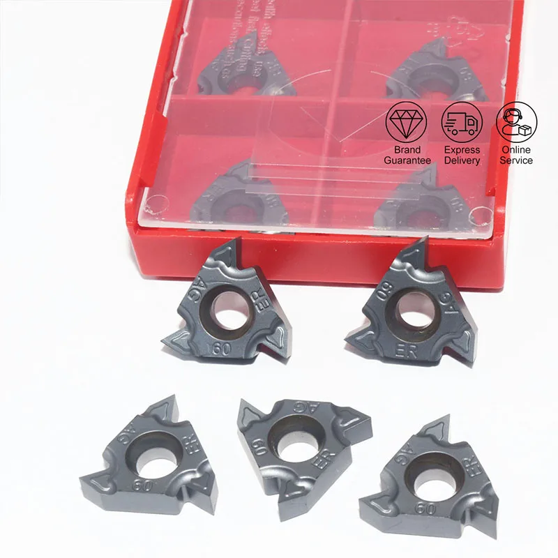 16ER AG60 Thread Turning Tool Carbide Insert High Quality CNC Metal Lathe Tool Cutting Turning Insert 16ER Good Plates
16ER AG60 Thread Turning Tool Carbide Insert High Quality CNC Metal Lathe Tool Cutting Turning Insert 16ER Good Plates