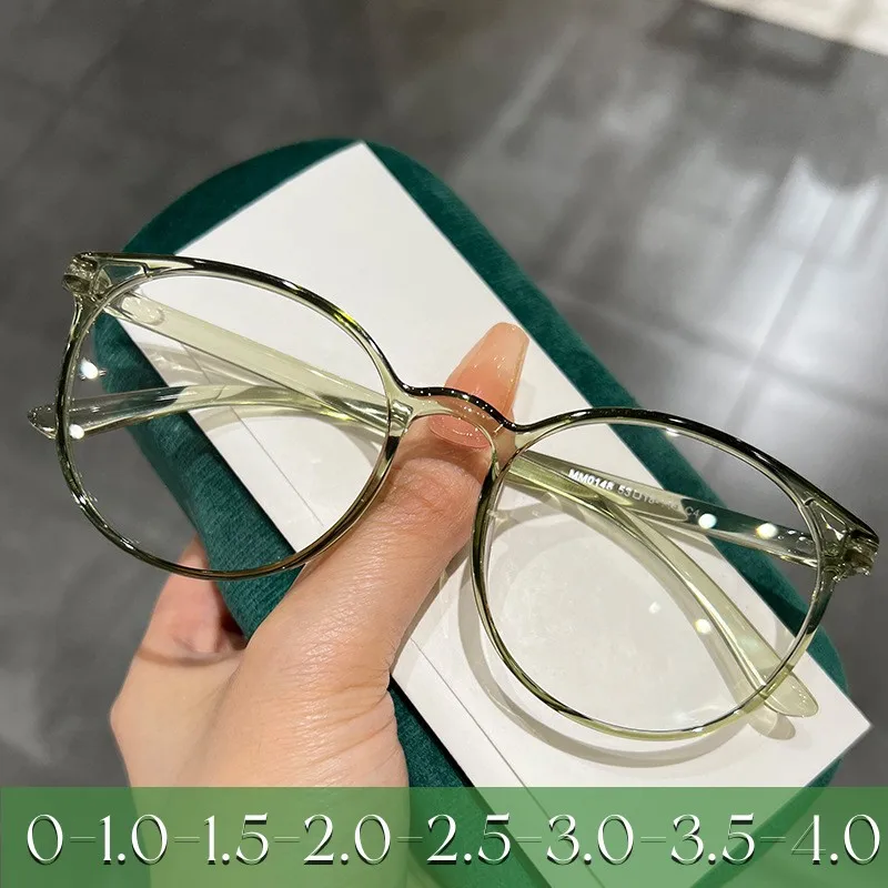 0 To -4.0 Finished Myopia Glasses Men Women New Anti-blue Ray Clear Lens Eyewear Luxury Short-sighted Prescription Eyeglasses
0 To -4.0 Finished Myopia Glasses Men Women New Anti-blue Ray Clear Lens Eyewear Luxury Short-sighted Prescription Eyeglasses
