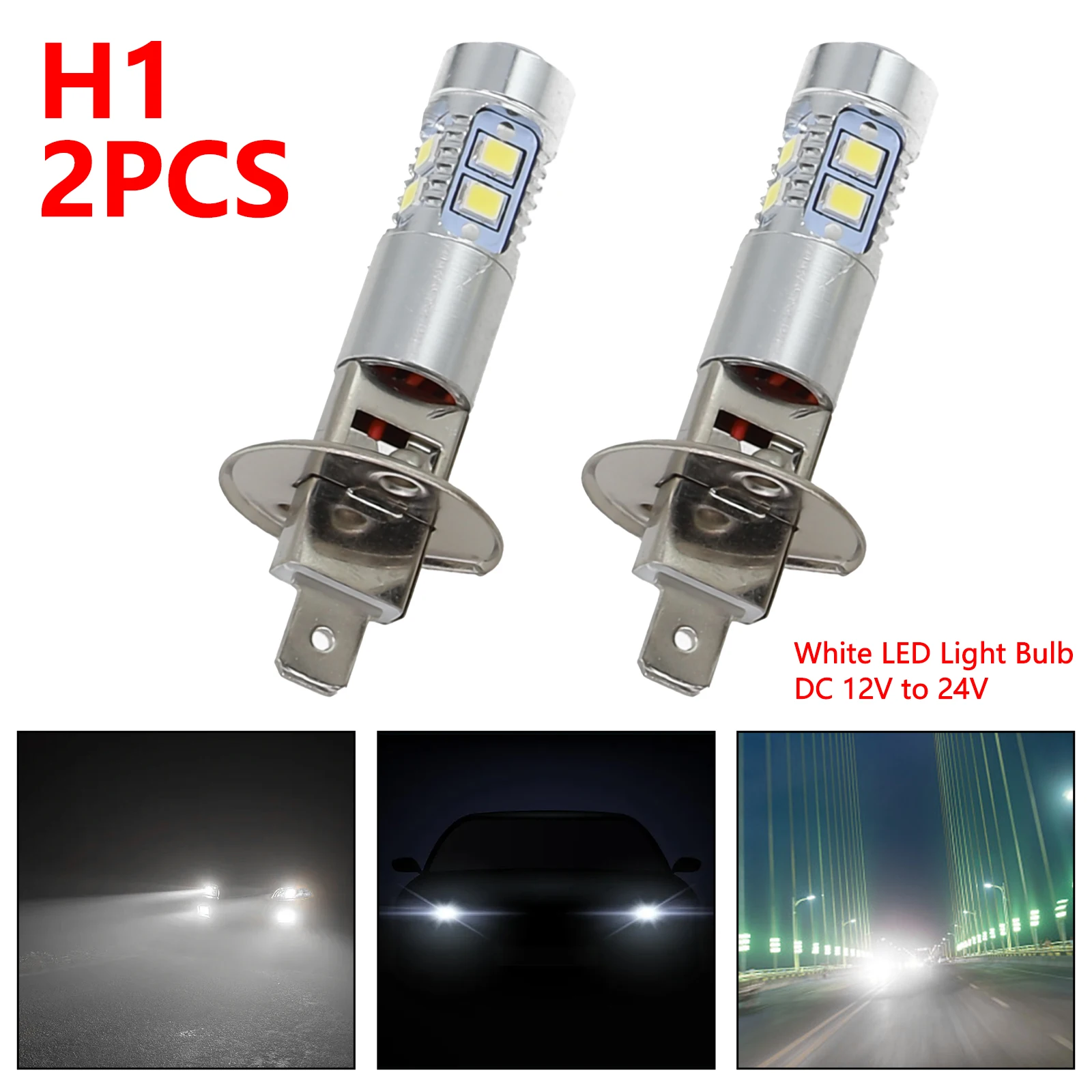 New H1 Fog Lights Led Fog Lamp 360°beam Angle H1 H1 Headlight High Power LED Light Bulb Led Light Bulb 2pcs 50W
New H1 Fog Lights Led Fog Lamp 360°beam Angle H1 H1 Headlight High Power LED Light Bulb Led Light Bulb 2pcs 50W