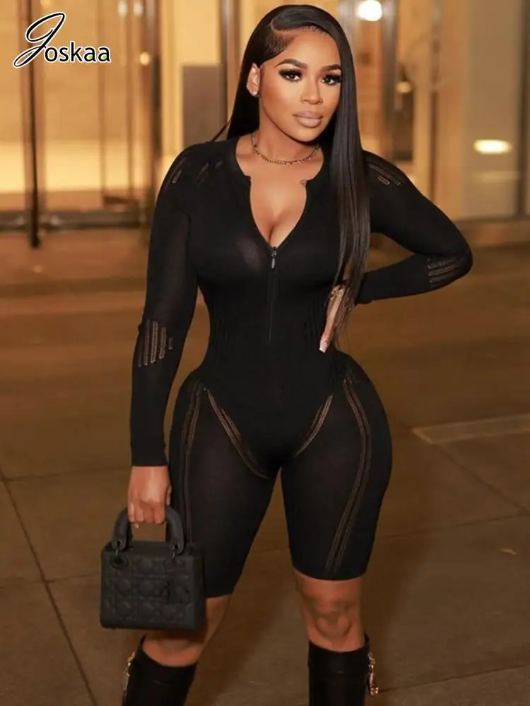Joskaa Knitted Solid Sporty Playsuits Women Casual O-Neck Zipper Full Sleeve Body-Shaping Rompers Fall 2023 One Piece Streetwear
Joskaa Knitted Solid Sporty Playsuits Women Casual O-Neck Zipper Full Sleeve Body-Shaping Rompers Fall 2023 One Piece Streetwear