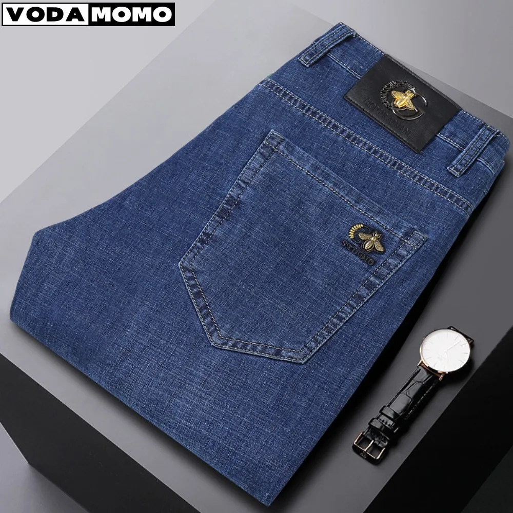 Men's Classic Relaxed Fit Flex Jean 2023 Spring Autumn New Four Seasons High Waist Business Casual Blue Denim Trousers Men's
Men's Classic Relaxed Fit Flex Jean 2023 Spring Autumn New Four Seasons High Waist Business Casual Blue Denim Trousers Men's