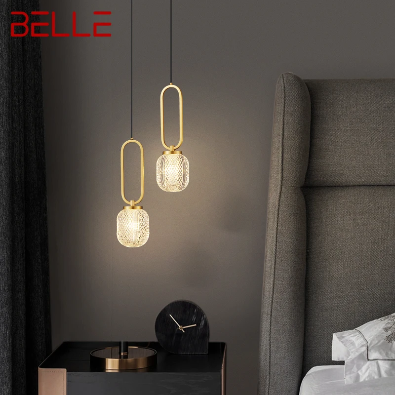 BELLE Contemporary Brass Pendant Lamp LED Gold Copper Hanging Light Creative Decorative for Home Living Bedroom
BELLE Contemporary Brass Pendant Lamp LED Gold Copper Hanging Light Creative Decorative for Home Living Bedroom