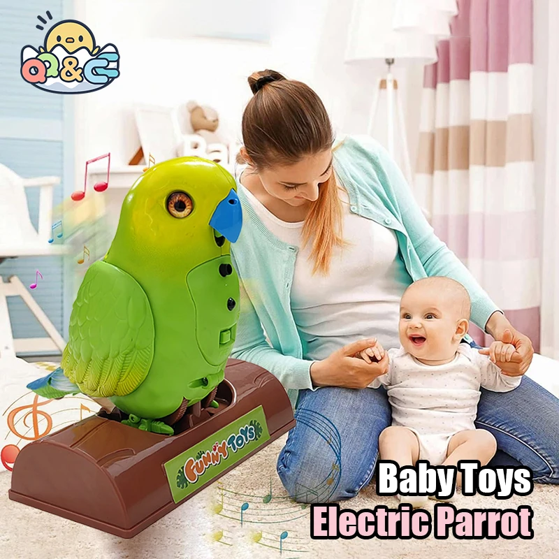

Детские игрушки, Электрический попугай, говорящий и Поющий, ручной жест, чувствительный, забавная запись, питомец, обучающие игрушки для детей, подарки