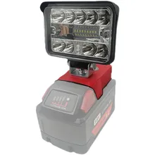 LED Work Light Suitable For Milwaukee 20V MAX XR M18 Li-Ion Battery 2280LM Outdoor Field Emergency Folded Lamp
LED Work Light Suitable For Milwaukee 20V MAX XR M18 Li-Ion Battery 2280LM Outdoor Field Emergency Folded Lamp