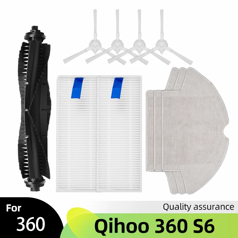 For Qihoo 360 S6 Robot Vacuum Main Brush Side Brush Roller Hepa Filter Mop Rag Cloth Replacement Cleaner Accessories
For Qihoo 360 S6 Robot Vacuum Main Brush Side Brush Roller Hepa Filter Mop Rag Cloth Replacement Cleaner Accessories