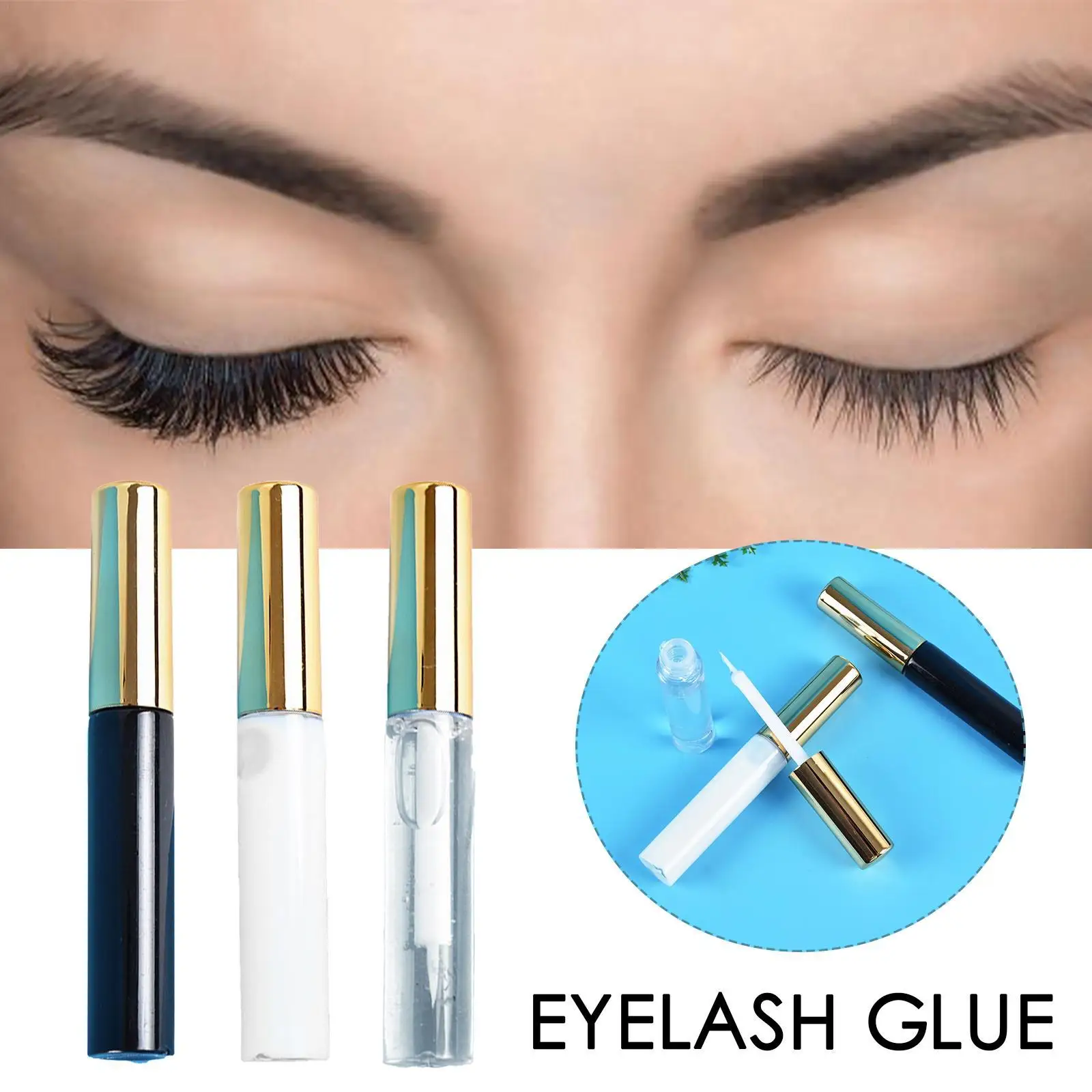 5ml Eyelash Glue Quick Dry Waterproof Long-lasting Clear Eyelash Adhesive Eye Lash Glue Makeup Tool 0.18 OZ
5ml Eyelash Glue Quick Dry Waterproof Long-lasting Clear Eyelash Adhesive Eye Lash Glue Makeup Tool 0.18 OZ