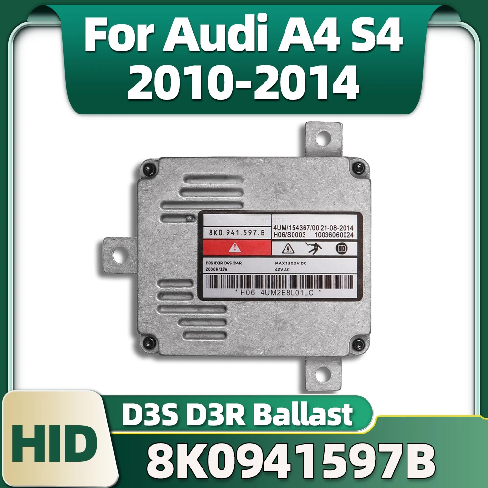 

8K0941597 Xenon Headlight Ballast D3S D3R Control Unit 8K0.941.597.B 10036060024 For Audi A4 S4 2010 2011 2012 2013 014