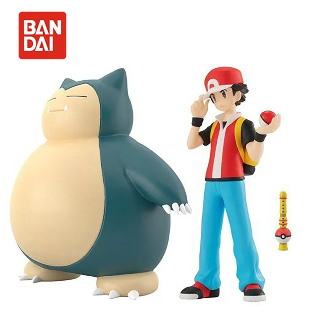 

Bandai Pokemon Kanto Region Snorlax Ash Ketchum Scale World 1/20 Series of Food Toys Anime Figure Collectable Model Kids Gifts