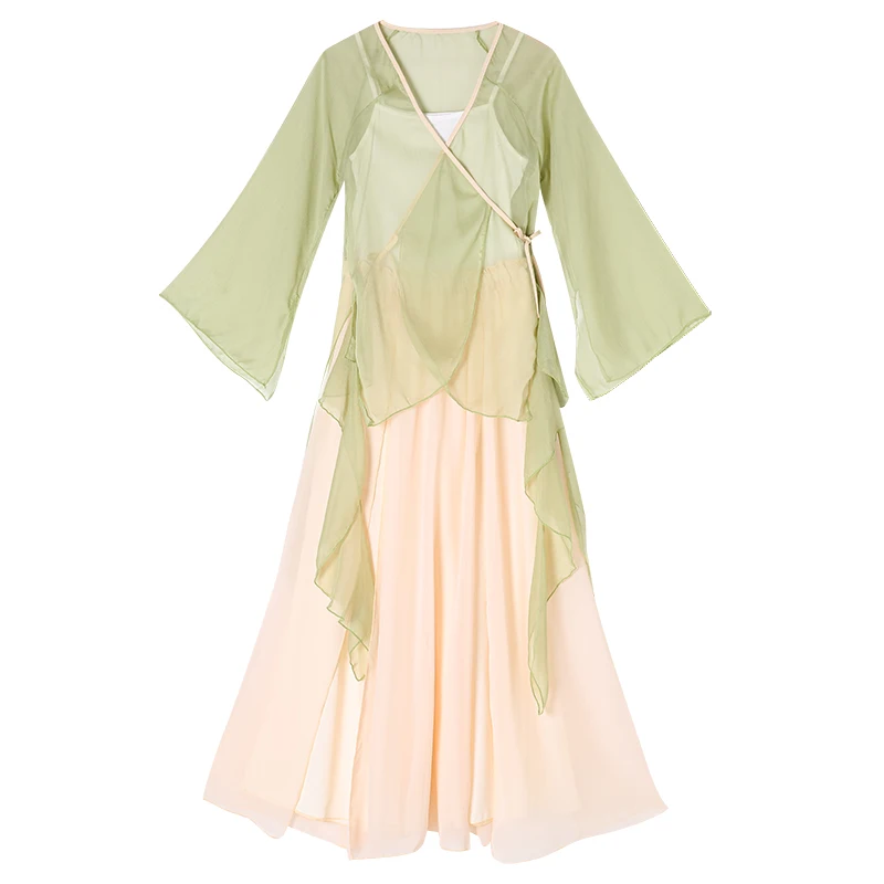 Classical Dancing Dress Women Exercise Clothing Chinese Classic Dance Art Exam Clothing Gauze Clothes Dancing Dress Performance
Classical Dancing Dress Women Exercise Clothing Chinese Classic Dance Art Exam Clothing Gauze Clothes Dancing Dress Performance