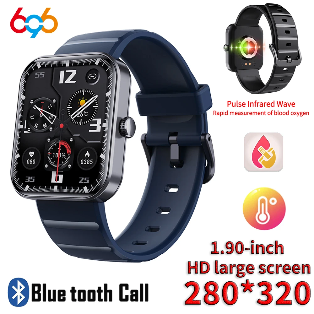 2023 New 1.9" Men Women Blood Glucose Heartrate BLood Oxygen Temperature Monitor Health Smart Watch Sports Waterproof Smartwatch
2023 New 1.9" Men Women Blood Glucose Heartrate BLood Oxygen Temperature Monitor Health Smart Watch Sports Waterproof Smartwatch