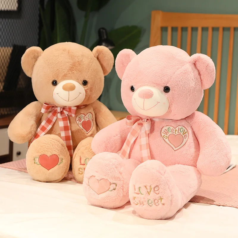 80cm Kawaii Teddy Bear Plush Toys Stuffed Soft Plushie Sweet Love Teddy Bear Pillow Accompany Doll Toys for Kids Girlfriend Gift
80cm Kawaii Teddy Bear Plush Toys Stuffed Soft Plushie Sweet Love Teddy Bear Pillow Accompany Doll Toys for Kids Girlfriend Gift