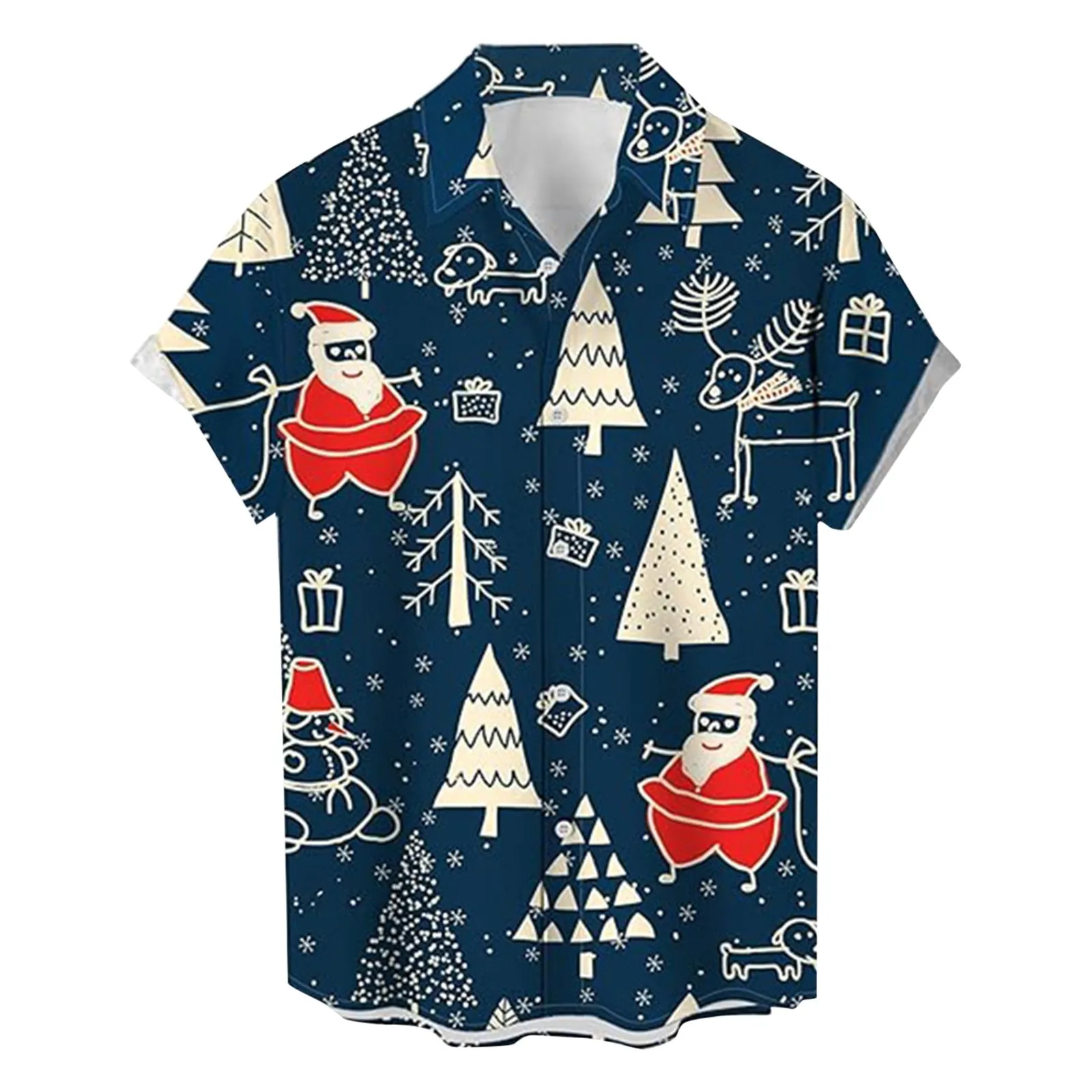 X Short Men Casual Long Sleeve Autumn Winter Christmas 3D Printed Shirts Fashion Top Fall Fashion Mock Turtleneck
X Short Men Casual Long Sleeve Autumn Winter Christmas 3D Printed Shirts Fashion Top Fall Fashion Mock Turtleneck