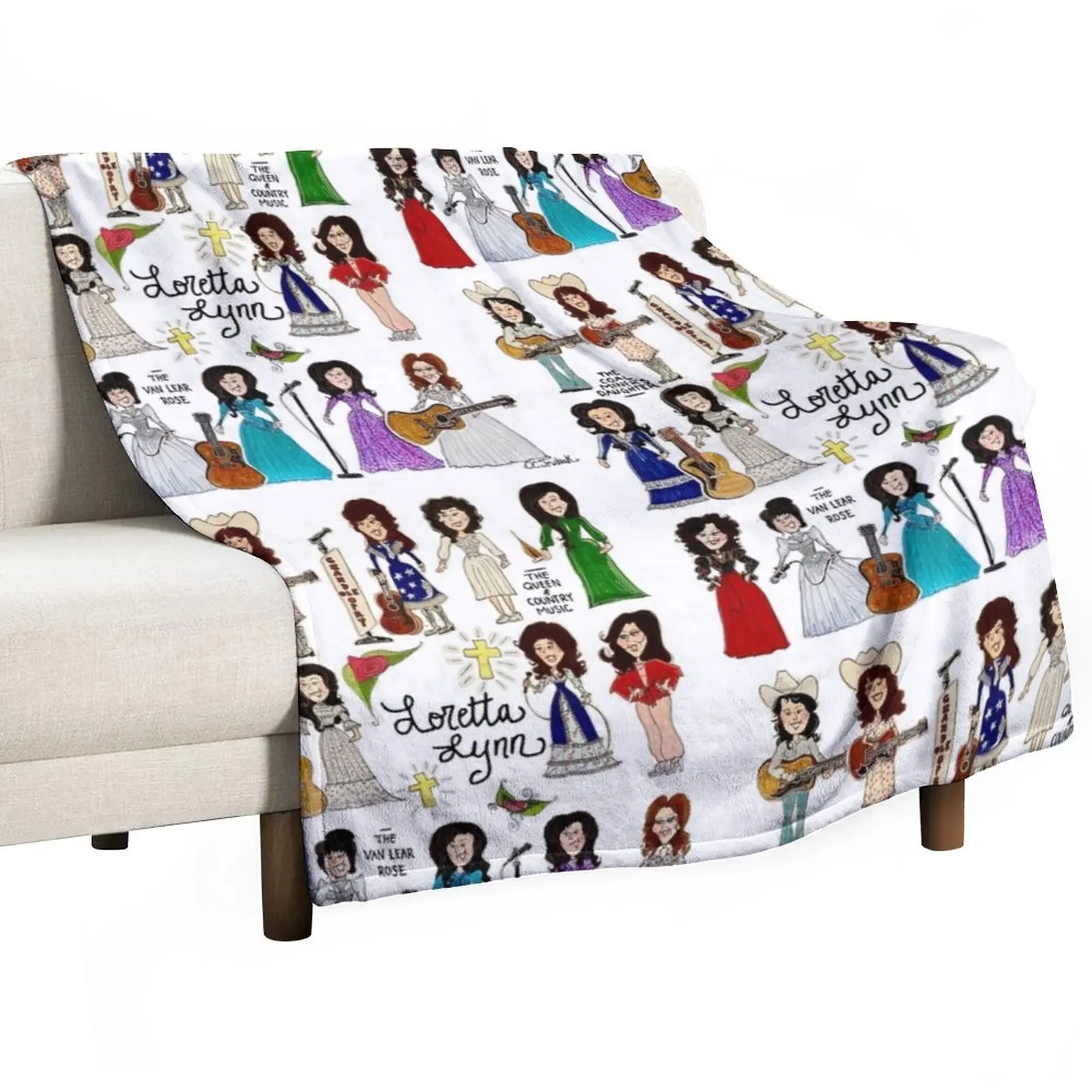 CC Trubiak's 'Coal Miner's Daughter' Loretta Lynn Throw Blanket fluffy blanket Kid'S Blanket Bed linens
CC Trubiak's 'Coal Miner's Daughter' Loretta Lynn Throw Blanket fluffy blanket Kid'S Blanket Bed linens