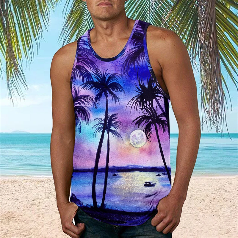 Fantasy Coconut Tree Hawaii Tank Top Gym Clothing Men Summer Streetwear Basketball Vest Quick Drying Sleeveless Y2k Tops Clothes
Fantasy Coconut Tree Hawaii Tank Top Gym Clothing Men Summer Streetwear Basketball Vest Quick Drying Sleeveless Y2k Tops Clothes