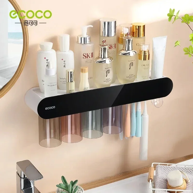ECOCO Magnetic Adsorption Inverted Toothbrush Holder Automatic Toothpaste Squeezer Dispenser Storage Rack Bathroom Accessories
ECOCO Magnetic Adsorption Inverted Toothbrush Holder Automatic Toothpaste Squeezer Dispenser Storage Rack Bathroom Accessories