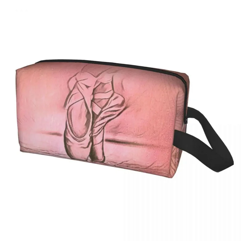 Custom Ballet Shoes Pink Toiletry Bag for Women Ballerina Dancer Cosmetic Makeup Organizer Lady Beauty Storage Dopp Kit Box
Custom Ballet Shoes Pink Toiletry Bag for Women Ballerina Dancer Cosmetic Makeup Organizer Lady Beauty Storage Dopp Kit Box