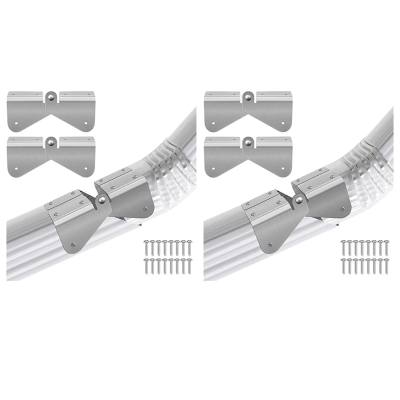 4 Pcs Gutter Extension Hinge, Downspout Extension Flip-Up Hinge, Easy DIY Installation On Any Size Rectangle Or Square
4 Pcs Gutter Extension Hinge, Downspout Extension Flip-Up Hinge, Easy DIY Installation On Any Size Rectangle Or Square