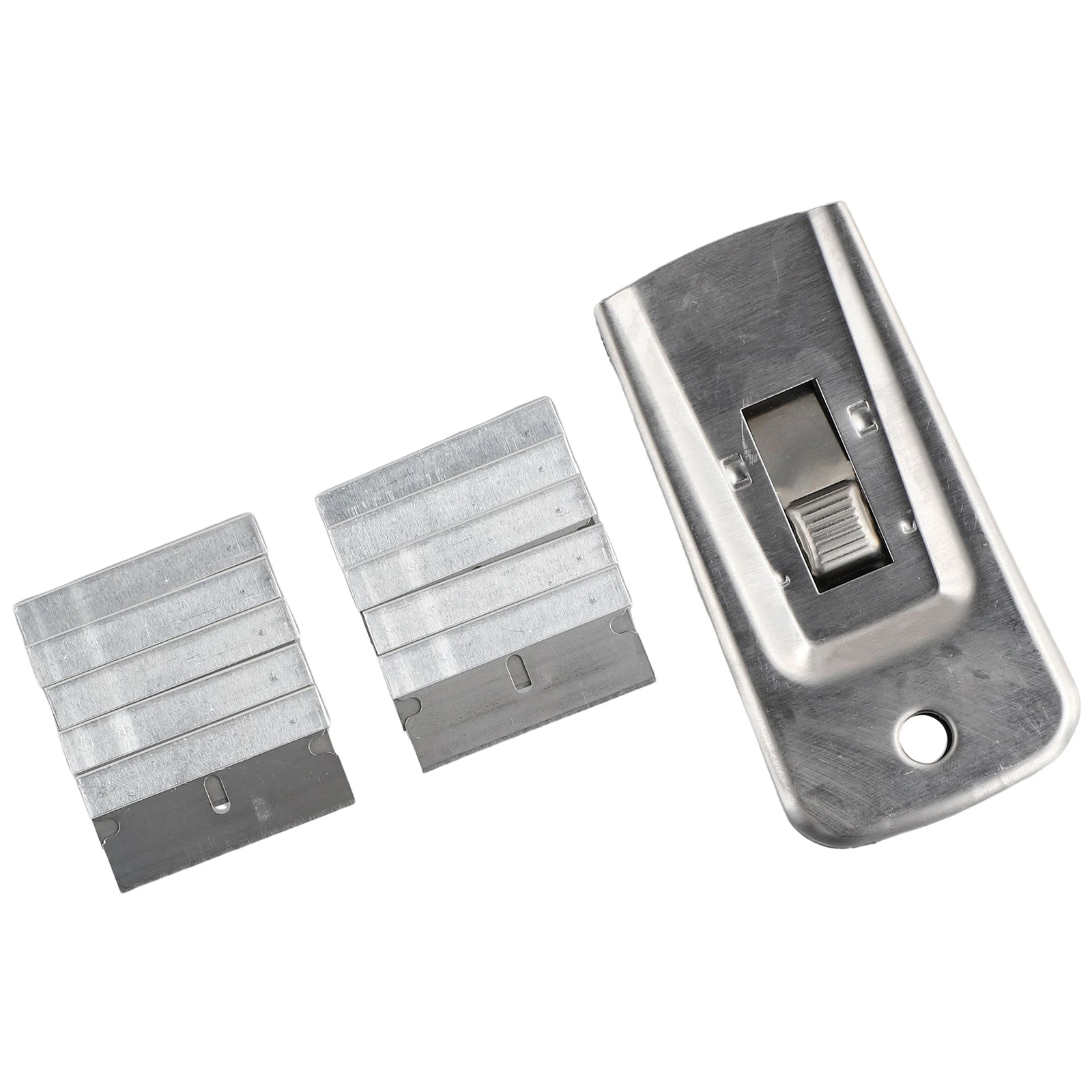 Cleaning Tool Razor Scraper Set Changing blades Silver Edge Razor Blade Window Stainless steel Replaces Blades
Cleaning Tool Razor Scraper Set Changing blades Silver Edge Razor Blade Window Stainless steel Replaces Blades