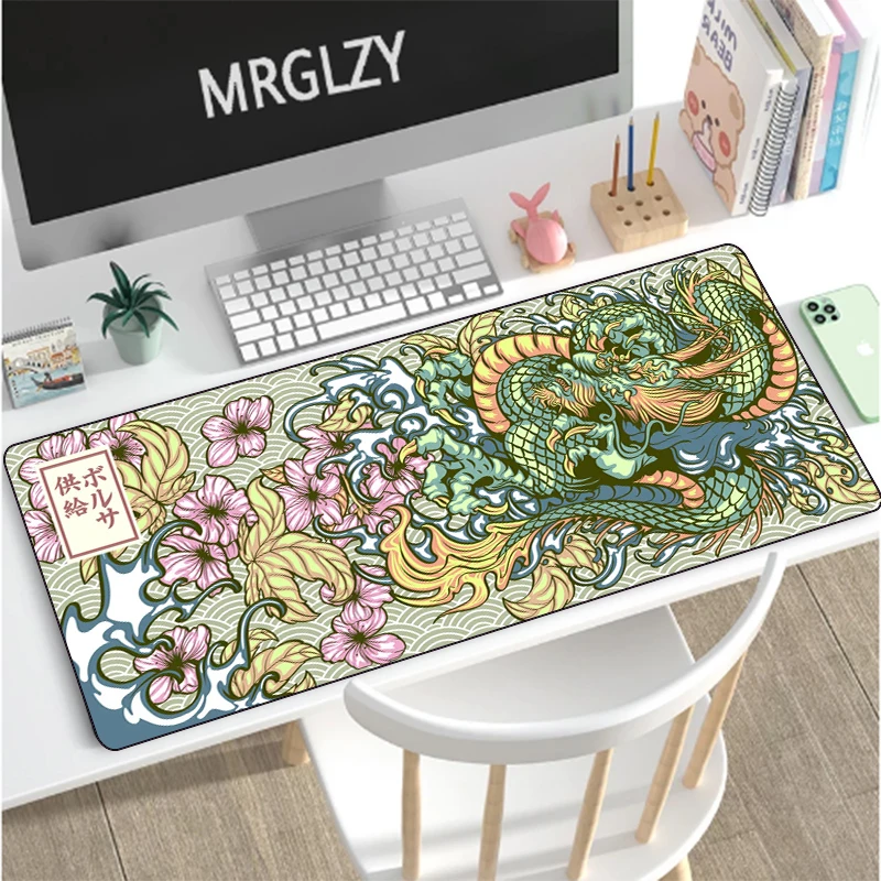 Japanese Style XXL Large 40x80CM Mouse Pad Ukiyo-e Dragon Carpet PC Computer Gaming Peripherals Mousepads Desk Mat for CS GO DIY
Japanese Style XXL Large 40x80CM Mouse Pad Ukiyo-e Dragon Carpet PC Computer Gaming Peripherals Mousepads Desk Mat for CS GO DIY