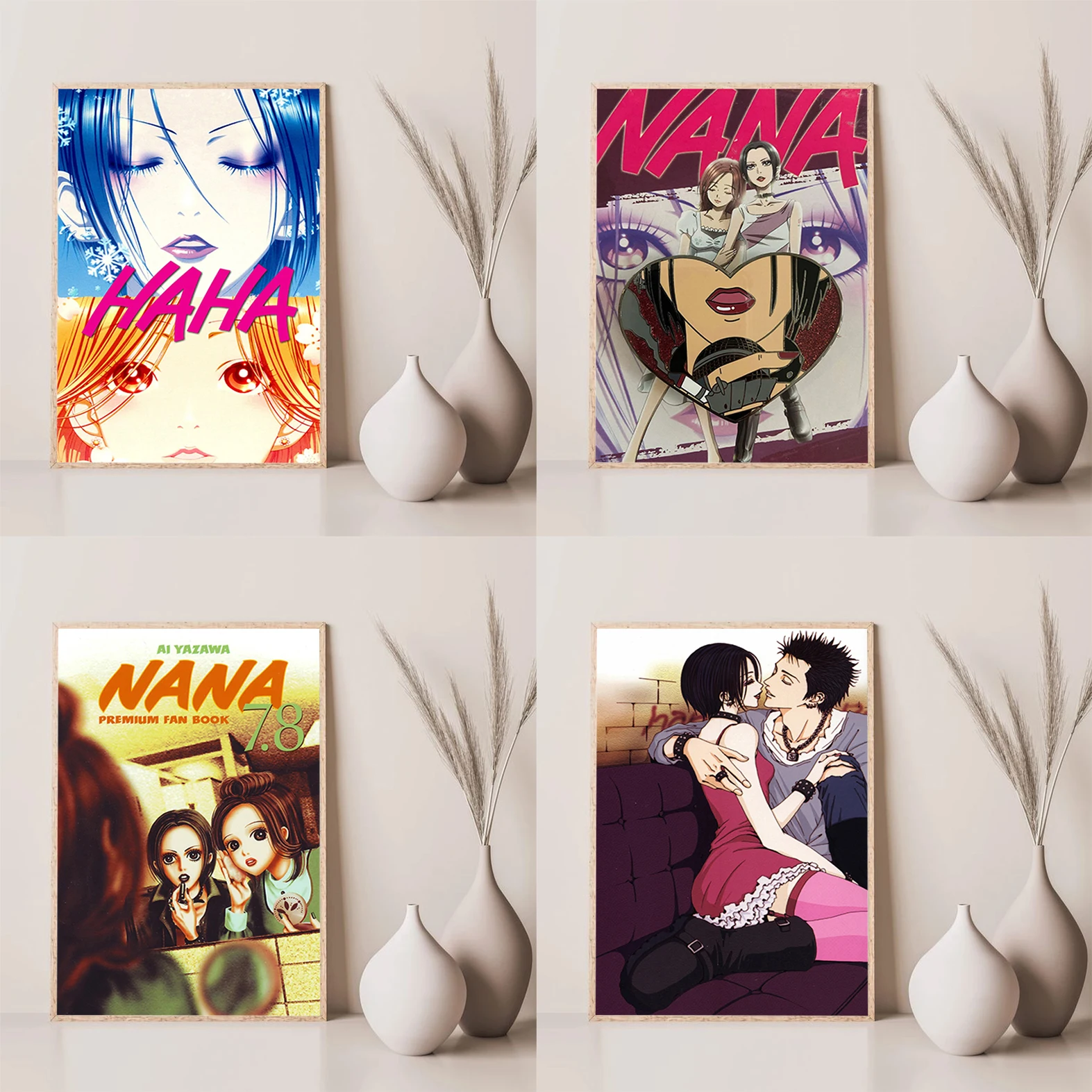 NANA Anime Poster Aesthetic Room Decoration Painting on Canvas Decorative Paintings Art Home Decorations Print Wall Decororation
NANA Anime Poster Aesthetic Room Decoration Painting on Canvas Decorative Paintings Art Home Decorations Print Wall Decororation