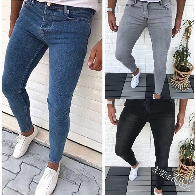 Mens Pants Youth Solid Button Decoration Casual Joker Slim Classic Jeans Pants for Men
Mens Pants Youth Solid Button Decoration Casual Joker Slim Classic Jeans Pants for Men