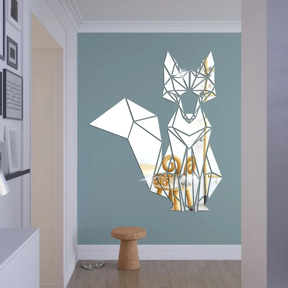 Animal wall sticker self-adhesive mirror wolf acrylic crystal three-dimensional wall sticker bedroom living room mirror wall dec
Animal wall sticker self-adhesive mirror wolf acrylic crystal three-dimensional wall sticker bedroom living room mirror wall dec