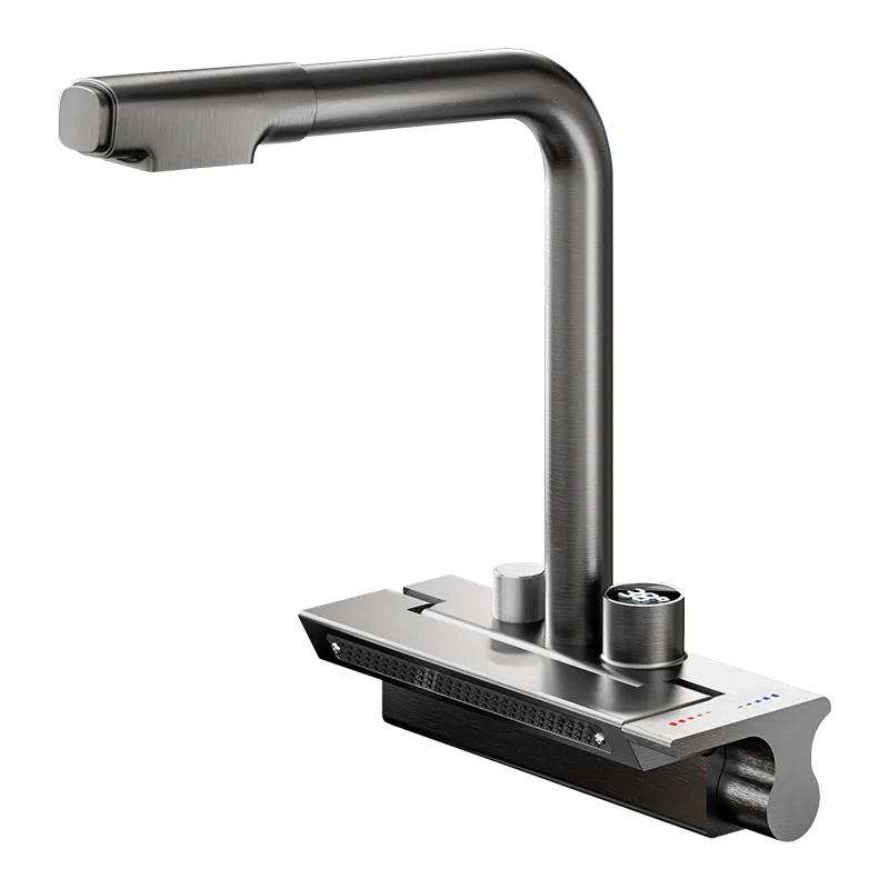 Rozin Rainfall Gourmet Kitchen Faucet Temperature Digital Display Pull Out Nozzle Mixer Tap Luxury Single Hole 2 Way Faucets
Rozin Rainfall Gourmet Kitchen Faucet Temperature Digital Display Pull Out Nozzle Mixer Tap Luxury Single Hole 2 Way Faucets