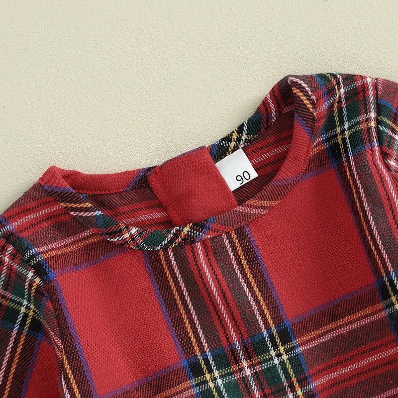 Toddler Girls Dress Baby Christmas Clothes Long Sleeve Round Neck Back Bow Plaid Tulle Hem Dress Holiday Dresses
Toddler Girls Dress Baby Christmas Clothes Long Sleeve Round Neck Back Bow Plaid Tulle Hem Dress Holiday Dresses