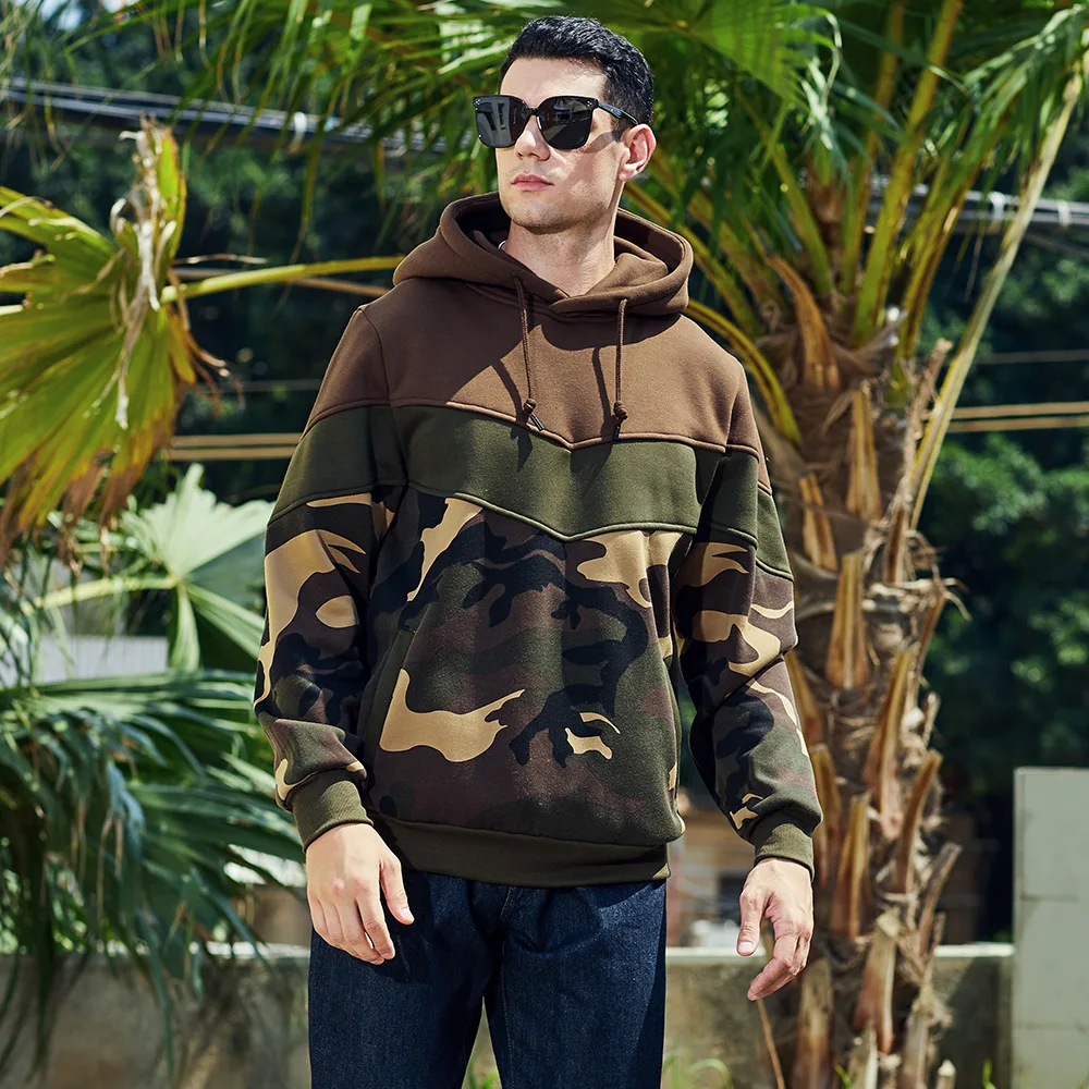 Men's Camouflage Pullover Hoodies Sports Soft Blend Fleece Hooded Sweatshirts with a Pocket, Couple's Hooded Fleece Sweatshirt
Men's Camouflage Pullover Hoodies Sports Soft Blend Fleece Hooded Sweatshirts with a Pocket, Couple's Hooded Fleece Sweatshirt