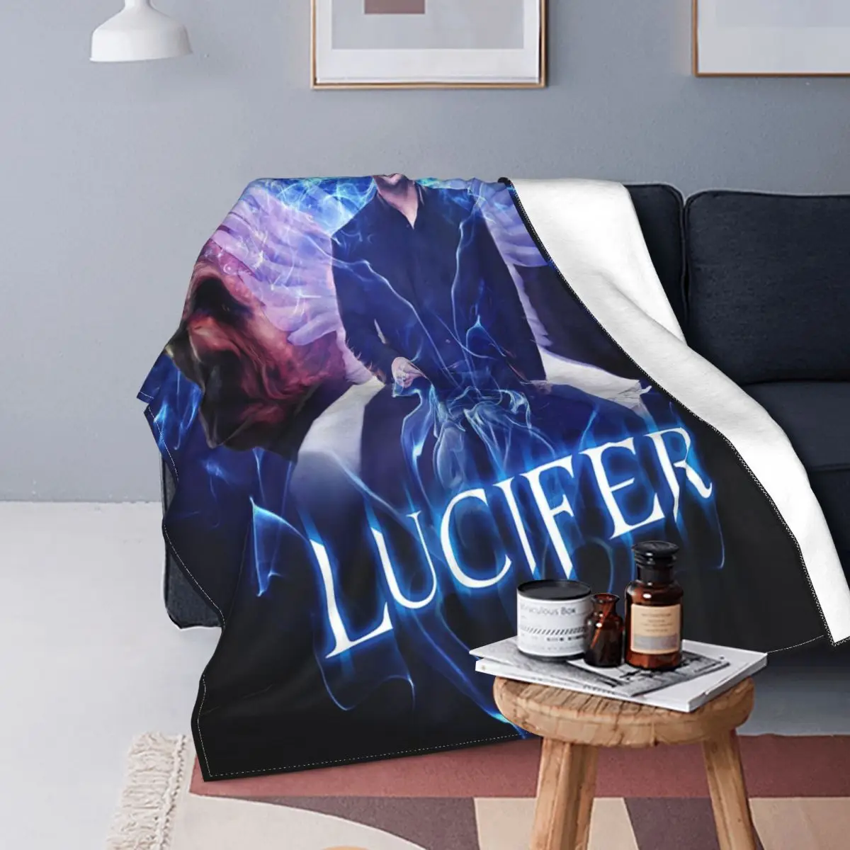 3D Printed Lucifer Pattern Blanket Flannel Upholstery Black Humor Breathable Lightweight Blanket Sofa Outdoor Bedding
3D Printed Lucifer Pattern Blanket Flannel Upholstery Black Humor Breathable Lightweight Blanket Sofa Outdoor Bedding
