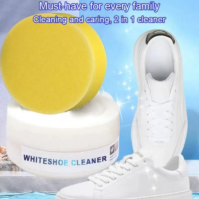 Multifunctional White Shoe Cleaner 160G/260G White Shoe Cleanning Cream Cleaning Brightening Whitening Remove Yellow Antioxidan
Multifunctional White Shoe Cleaner 160G/260G White Shoe Cleanning Cream Cleaning Brightening Whitening Remove Yellow Antioxidan