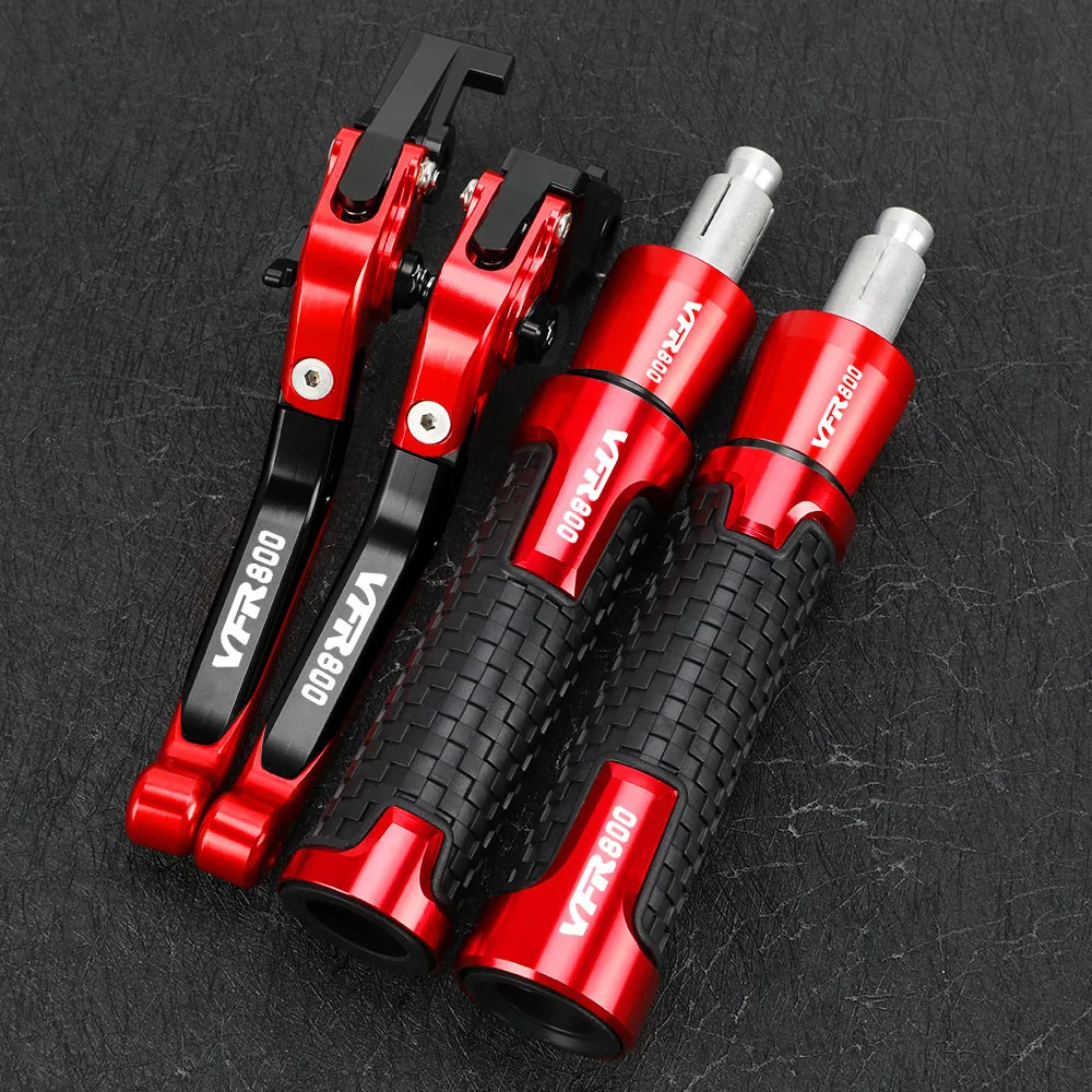 

Motorcycle Foldable Brake Clutch Levers 22MM 24MM Handlebar Handle Grips Ends For HONDA VFR800 FIWI VFR 800 1998 1999 2000 2001