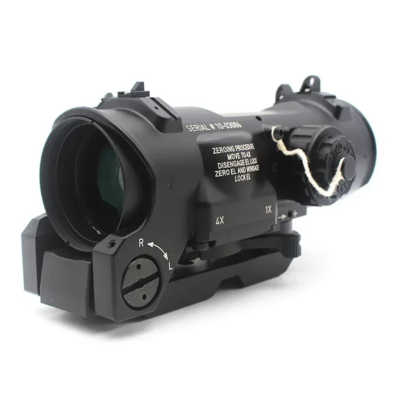 Tactical RifleScope DR 1-4x Fixed Dual Field of View Red Illumination Scope Sight with Full Markings for Airsoft and Hunting
Tactical RifleScope DR 1-4x Fixed Dual Field of View Red Illumination Scope Sight with Full Markings for Airsoft and Hunting