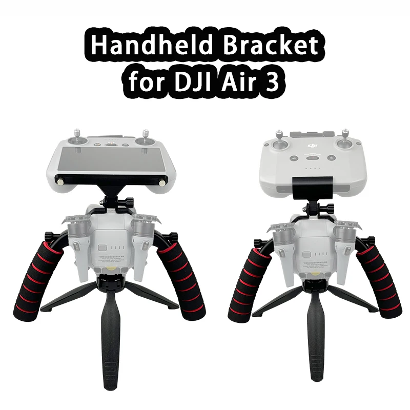 

Handheld Gimbal Bracket For DJI Air 3 Drone Stabilizer Tripod Holder for DJI RC Remote Control Fixing Mount Ground Shooting Kit